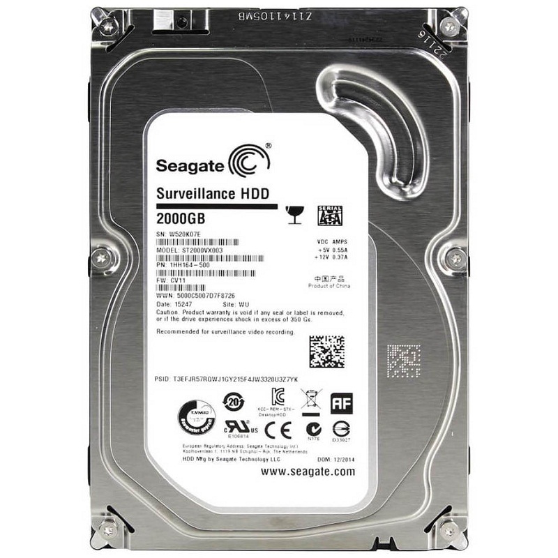 SEAGATE Hard Disk 2TB 