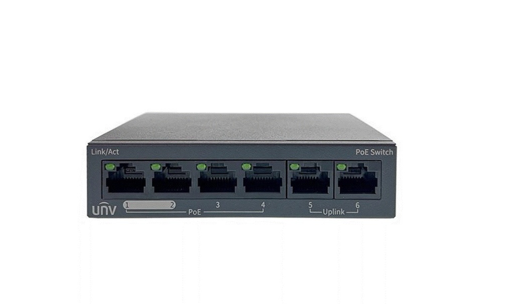 [NSW2020-6T-POE-IN] UNV 4ch Ethernet Switch 